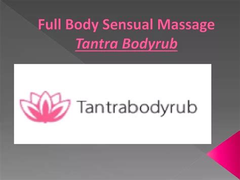 Full Body Sensual Massage Erotic massage San Rafael